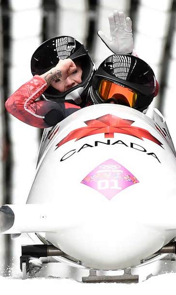 Canada takes gold in women's bobsled while US wins silver, bronze